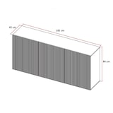 thumbnail of Buffet/bahut moderne 3 portes coloris cachemire Janeiro