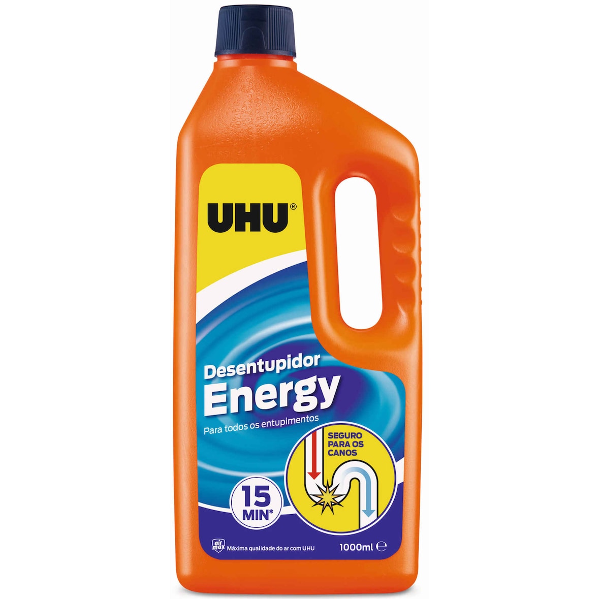 Desatascador de drenaje UHU Energy 1L