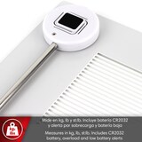 thumbnail of Magefesa Goodfit 1501 - Báscula Baño Blanca, Pantalla 75x31mm, Sensor Alta Precisión, Batería de Litio, Base Antideslizante, Apagado Automático