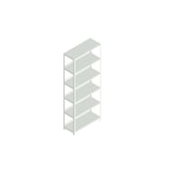 thumbnail of Aktenregal, Grundfeld, HxBxT 1850x750x300mm, Fachl. 60kg, 6xStahlboden, 6 OH