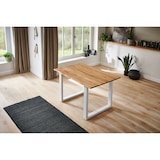 thumbnail of Tischplatte Baumkante Wildeiche 140 x 80 cm SESSA