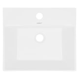 thumbnail of ECD Germany Aufsatzwaschbecken Keramik Weiß 515×360×130 mm, mit Überlauf, inkl. Ablaufgarnitur – modernes Design Waschbecken