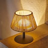 thumbnail of Lumisky Lámpara de mesa STANDY RAFFY de 22 cm de altura Rotin Beige