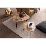 thumbnail of Industrial Style Beistelltische, 2er Set aus Holz und Metall, 60x51x60 cm und 42,5x37x42,5 cm, 30 kg/25 kg Belastbarkeit | Kadima Design