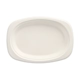 thumbnail of 500 Teller, Zuckerrohr "pure" oval 23 cm x 16 cm x 2 cm weiss