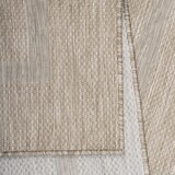 thumbnail of Teppich Balkon Unifarben Pflegeleicht Waschbar Strapazierfähig Terrasse Küche Rund Beige 160x160 cm OEKO-TEX – ALSTER von Kadima Design