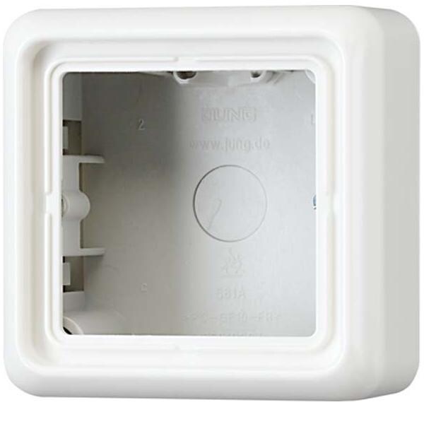 Jung AP-Kappe 1-fach aws CD 581 A WW CD581AWW