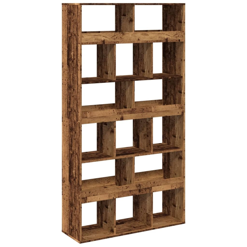 vidaXL Bücherregal Altholz-Optik 100x33x187,5 cm Holzwerkstoff