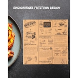 thumbnail of FRITZTOWN® Deli Paper 33x23 cm Braun – 2000 Blatt | Fettabweisendes Einschlagpapier | Für Burger, BBQ, Sandwiches & Street Food geeignet