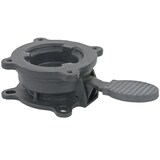 thumbnail of Ampelschirm HWC-A96, Gastronomie Sonnenschirm, 3x3m (Ø4,24m) Polyester/Alu 23kg ~ terracotta mit Ständer, drehbar