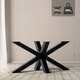 thumbnail of Pés de mesa Harlan preto/150x78x71 cm