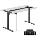 thumbnail of ONKRON Elektrisches Tischgestell, höhenverstellbar für 120-170 cm Tischplatten, bis 70 kg, Steh Sitz Schreibtisch, WDF221E-B Schwarz