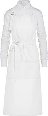 thumbnail of AMSTERDAM - Recycled Bib Apron with Pocket: One Size / White