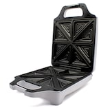 thumbnail of MPM MOP-35 Sandwichera Eléctrica para 4 Sandwiches, 8 en forma de Triángulo, Placas Antiadherentes, Temperatura Automática, Compacta, Blanca, 1600W