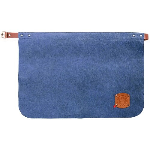 Rusticstyle Vorbinder, Fb. royal blue, B 60 x L 40 cm : 100% Leder  : royal blue