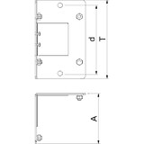 thumbnail of OBO Bettermann Gegenplatte Inneneck BSKM-GI 1025 7216445