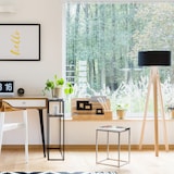 thumbnail of Relaxdays Fadenvorhang weiß, 2er Set, kürzbar, mit Tunneldurchzug, für Türen & Fenster, Fadengardine, 145x245 cm, white