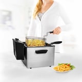 thumbnail of Princess 185000 Fritteuse 5L 3270W Edelstahl inkl. 3 Körbe