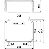 thumbnail of OBO Bettermann Kabelabzweigkasten T350E 0VA 7205786