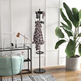 thumbnail of HOMCOM Appendiabiti da Terra Portaombrelli e 8 Ganci Ø34x177cm Nero