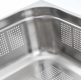 thumbnail of Stalgast Edelstahl Gastronormbehälter Serie STANDARD, GN 1/2 (150mm), perforiert/gelocht
