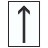 thumbnail of Richtungspfeil hoch Schild hochkant schwarz weiss Pfeil A4 (210x297mm)
