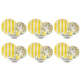 thumbnail of Excelsa service 18 assiettes Positano porcelaine multicolore