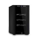 thumbnail of Les Petits Champs Cantinetta da vino in acciaio inox da 8 bottiglie, 23L CAVS8 free standing nera