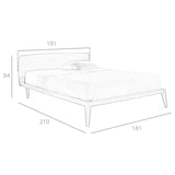 thumbnail of Angel Cerdá  Letto in noce 7178C