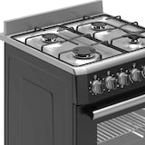 thumbnail of Wiggo WO-E609R(BX) Vrijstaande Gasfornuis - 60 cm - Zwart