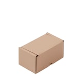 thumbnail of 200 x Faltkarton (120 x 77 x 63 mm) stabil 1-wellig Versandkarton Päckchen DHL Hermes Schachtel Box Paket braun BB-Verpackungen