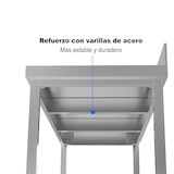 thumbnail of Gasfrit - Mesa de trabajo de acero inoxidable mural 1500 x 600 x 850 mm