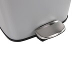 thumbnail of Metall Mülleimer Treteimer Abfalleimer Tretmülleimer 20L Grau