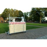 thumbnail of Chariot de transport pour étal de marché - en acier galvanisé - pour 5 pièces - Feros