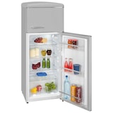 thumbnail of Exquisit Retro Kühl-Gefrierkombination RKGC270-45-H-160E grau, 206 l Fassungsvermögen