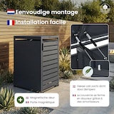 thumbnail of 4gardenz® Premium Kliko Ombouw 3 bakken - Containerombouw  - Zwart
