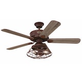 thumbnail of Deckenventilator Barnett Braun 122 cm mit LED Leuchte 122