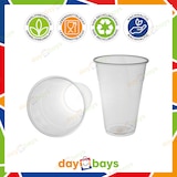 thumbnail of DayBays 800 Stk. Trinkbecher 500ml Ø9cm Plastikbecher mit Eichstrich bei 0,5L transparent PP