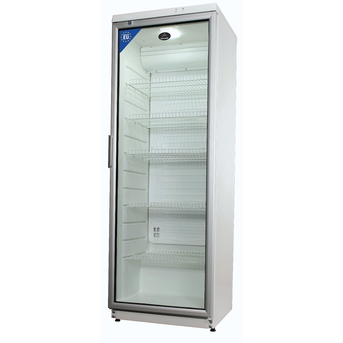 Gastro Kühlschrank Flaschenkühlschrank Getränkekühlschrank 350 L. 600x600x1730mm weiß
