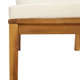 thumbnail of vidaXL 4-tlg. Garten-Lounge-Set mit Creme Kissen Massivholz Akazie