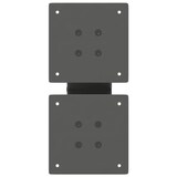 thumbnail of vidaXL Couchtischbeine X-Form 2 Stk. Anthrazit 40x(30-31) cm Stahl