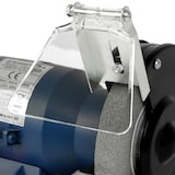 thumbnail of EBERTH Doppelschleifer 150W, 150mm, A36 & A60, Funkenschutz, Werkzeugauflage, Gummifüße, Tischmontage