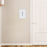 thumbnail of Relaxdays Schlüsselkasten Holz, Schlüssel-Aufdruck, Landhausstil, zum Aufhängen, Schrank HxBxT 29 x 22 x 8 cm, weiß