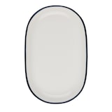 thumbnail of IDFine-Modest Navy 37 cm Oval -Platte 6 Stück