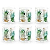 thumbnail of Excelsa Set Von 6 Wasserglas Cactus Glas 25 Cl Bunt