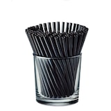 thumbnail of 7.000x Mehrweg-Trinkhalme schwarz Plastik Aperol Trinkhalme MK Handel 150 x 7mm Gastronomie