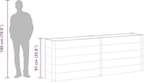 thumbnail of vidaXL Garten-Hochbeet 250 x 50 x 91 cm WPC Grau