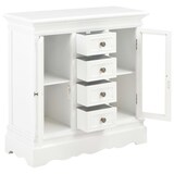 thumbnail of Helloshop26 - Buffet bahut armoire console meuble de rangement blanc 70 cm bois de pin massif 4402057