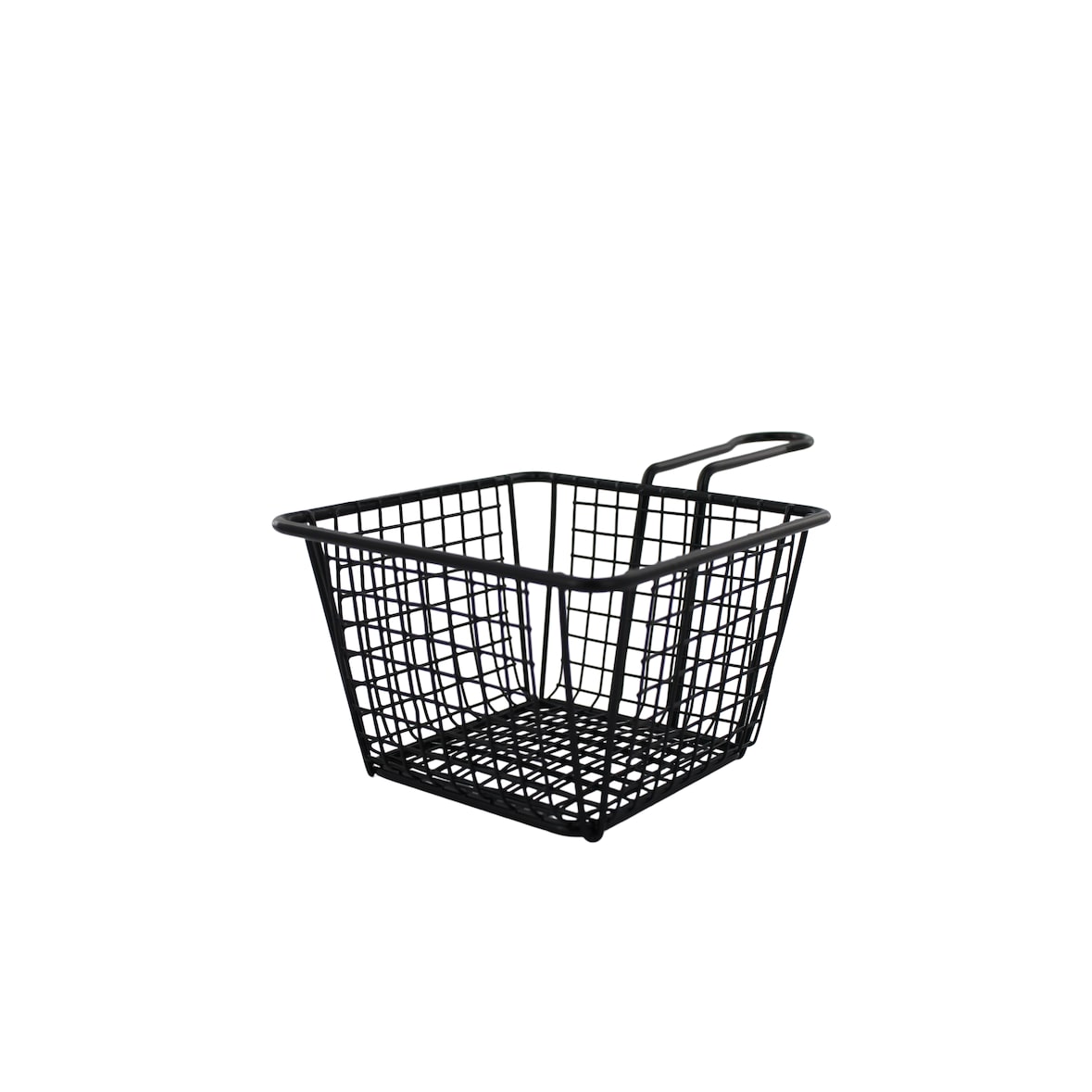 METRO Professional Snackmandje, ijzer, 13 x 21,5 x 9 cm, stapelbaar, zwart
