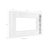 thumbnail of Dmora Wohnzimmermöbel Donatello, TV-Wohnzimmer-Set, Mehrzweck-Wohnzimmermöbel mit Vitrine und LED-Licht, 100% Made in Italy, cm 260x30h180, Anthrazit